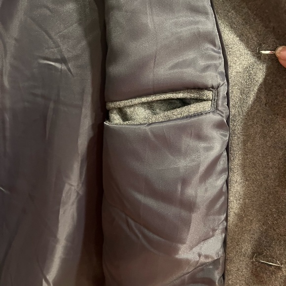 Men’s London Fog Overcoat or Peacoat size M Heather-gray - Picture 6 of 11